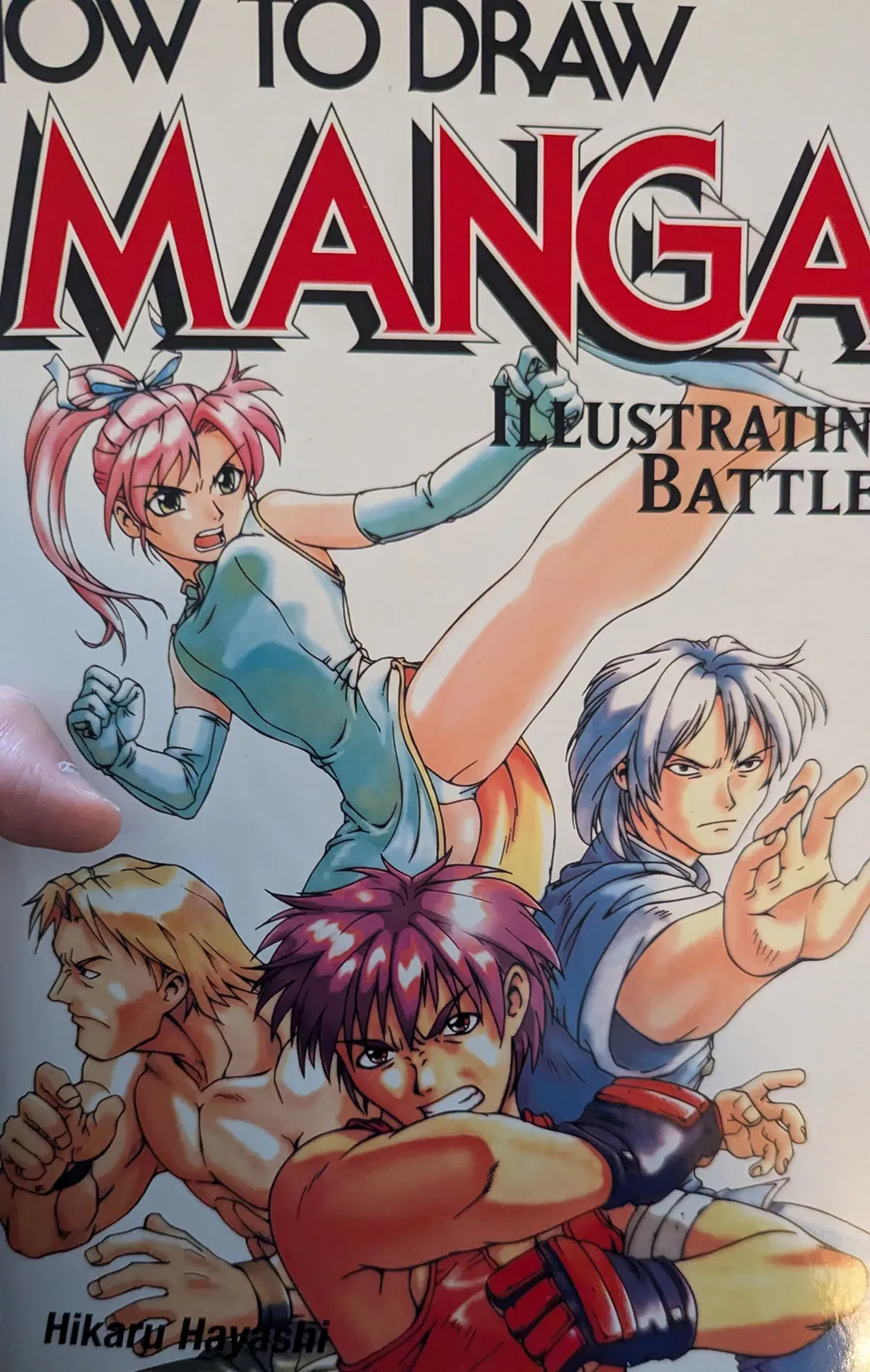 How to draw manga illustrating battle book